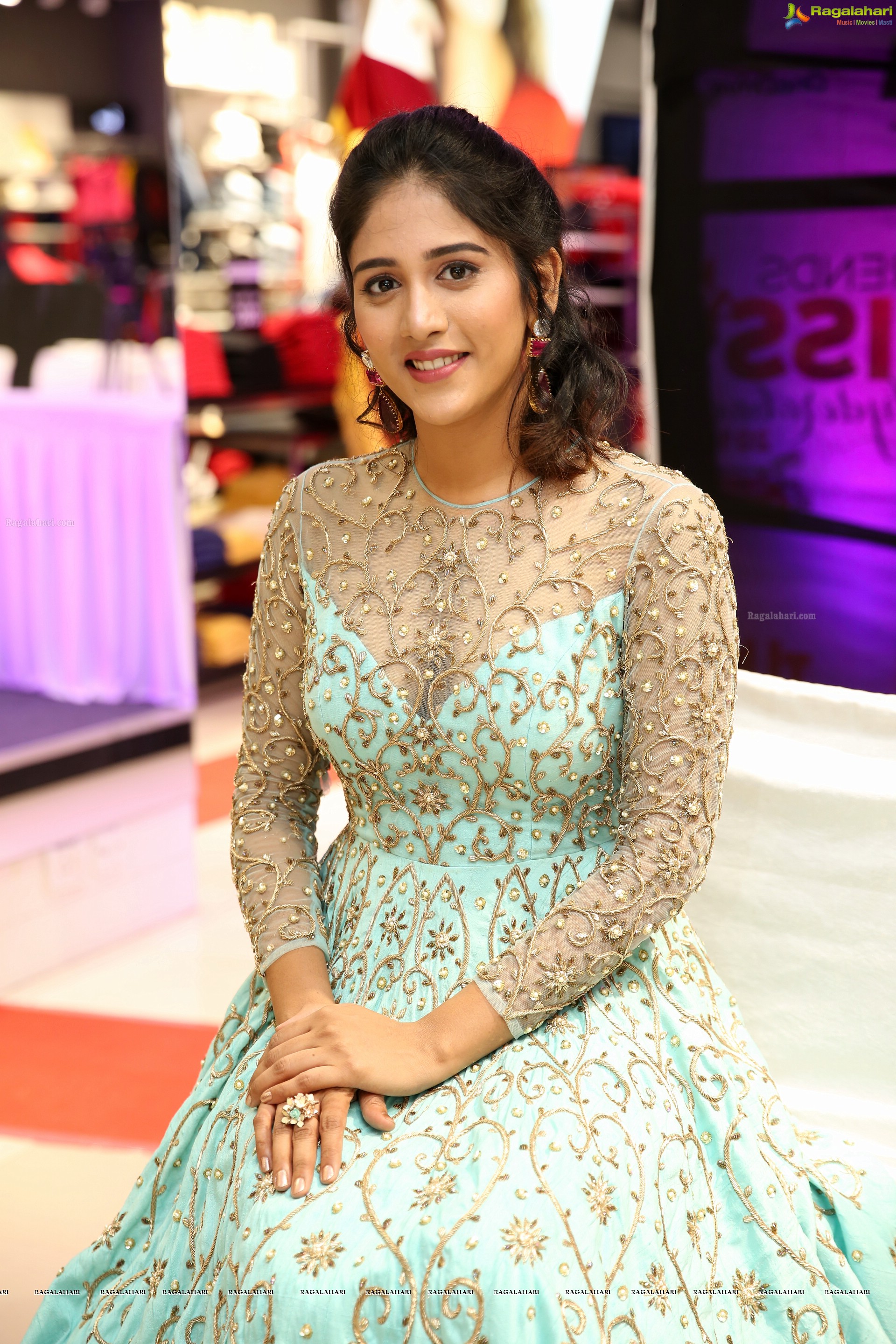 Chandini Chowdary at Reliance Trends Miss Hyderabad 2018 Announcement (High Definition Photos)