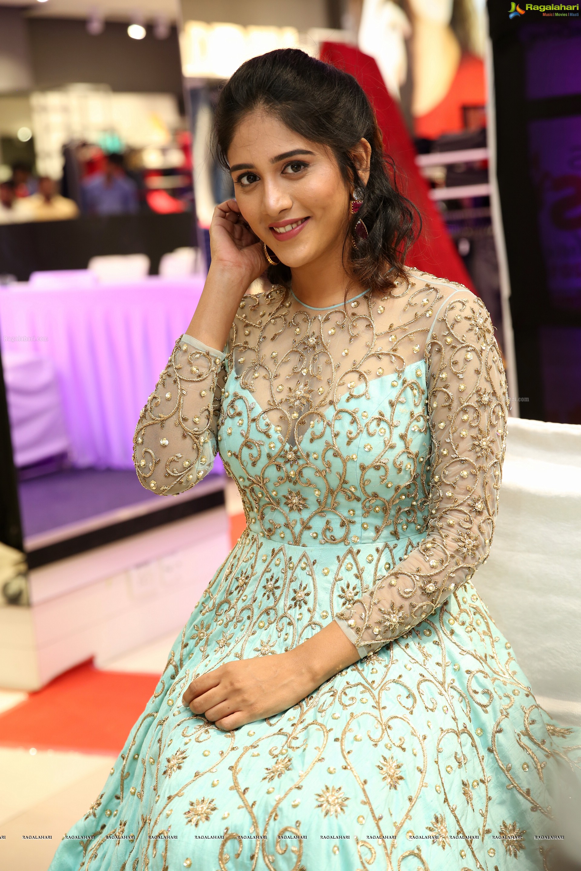 Chandini Chowdary at Reliance Trends Miss Hyderabad 2018 Announcement (High Definition Photos)