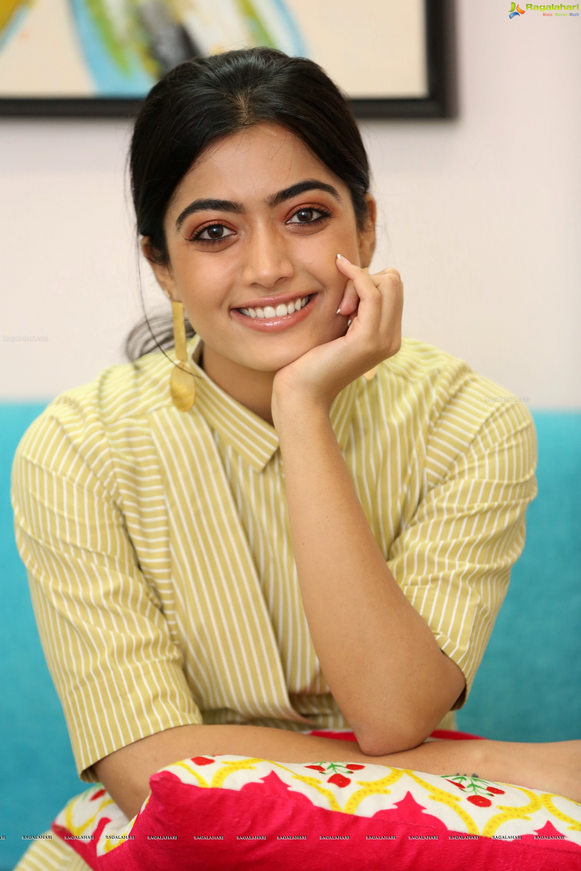 Rashmika Mandanna at Devadas Interview (High Definition Photos)