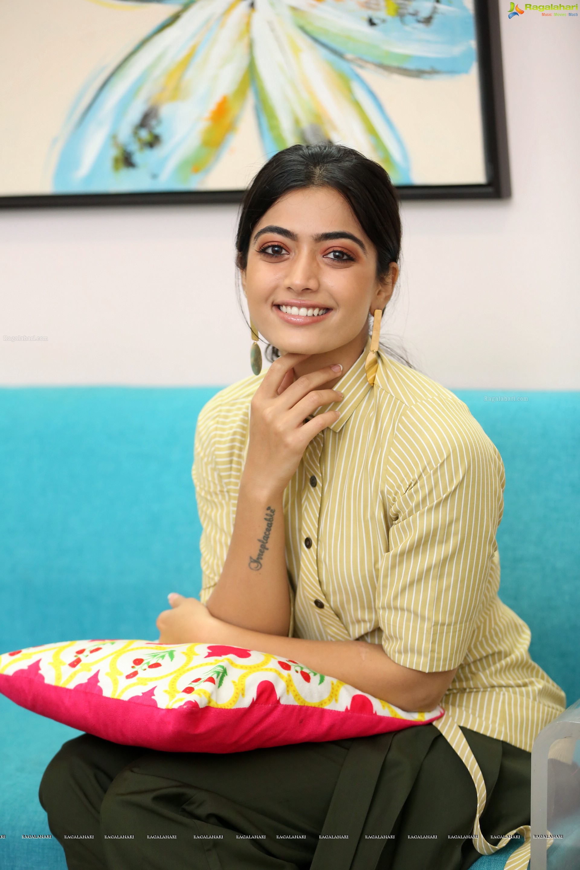 Rashmika Mandanna at Devadas Interview (High Definition Photos)