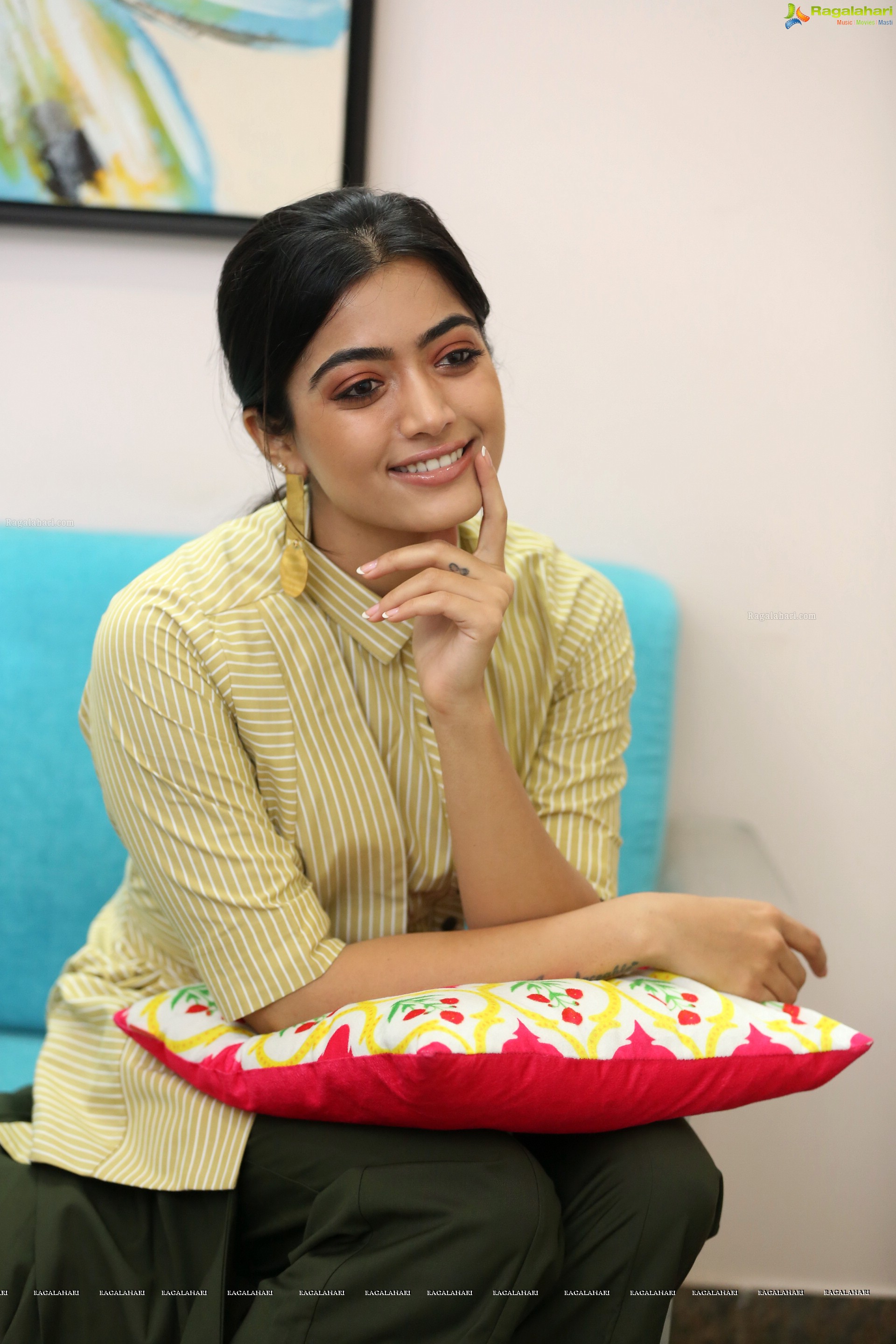 Rashmika Mandanna at Devadas Interview (High Definition Photos)