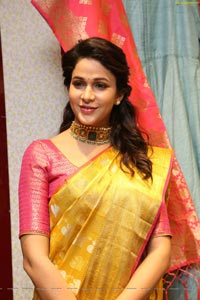 Lavanya Tripathi at Kanchipuram Kamakshi Silks Launch