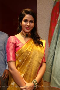 Lavanya Tripathi at Kanchipuram Kamakshi Silks Launch