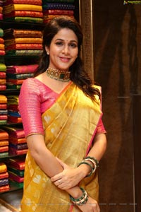 Lavanya Tripathi at Kanchipuram Kamakshi Silks Launch