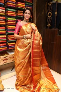 Lavanya Tripathi at Kanchipuram Kamakshi Silks Launch