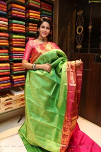 Lavanya Tripathi at Kanchipuram Kamakshi Silks Launch