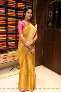 Lavanya Tripathi at Kanchipuram Kamakshi Silks Launch