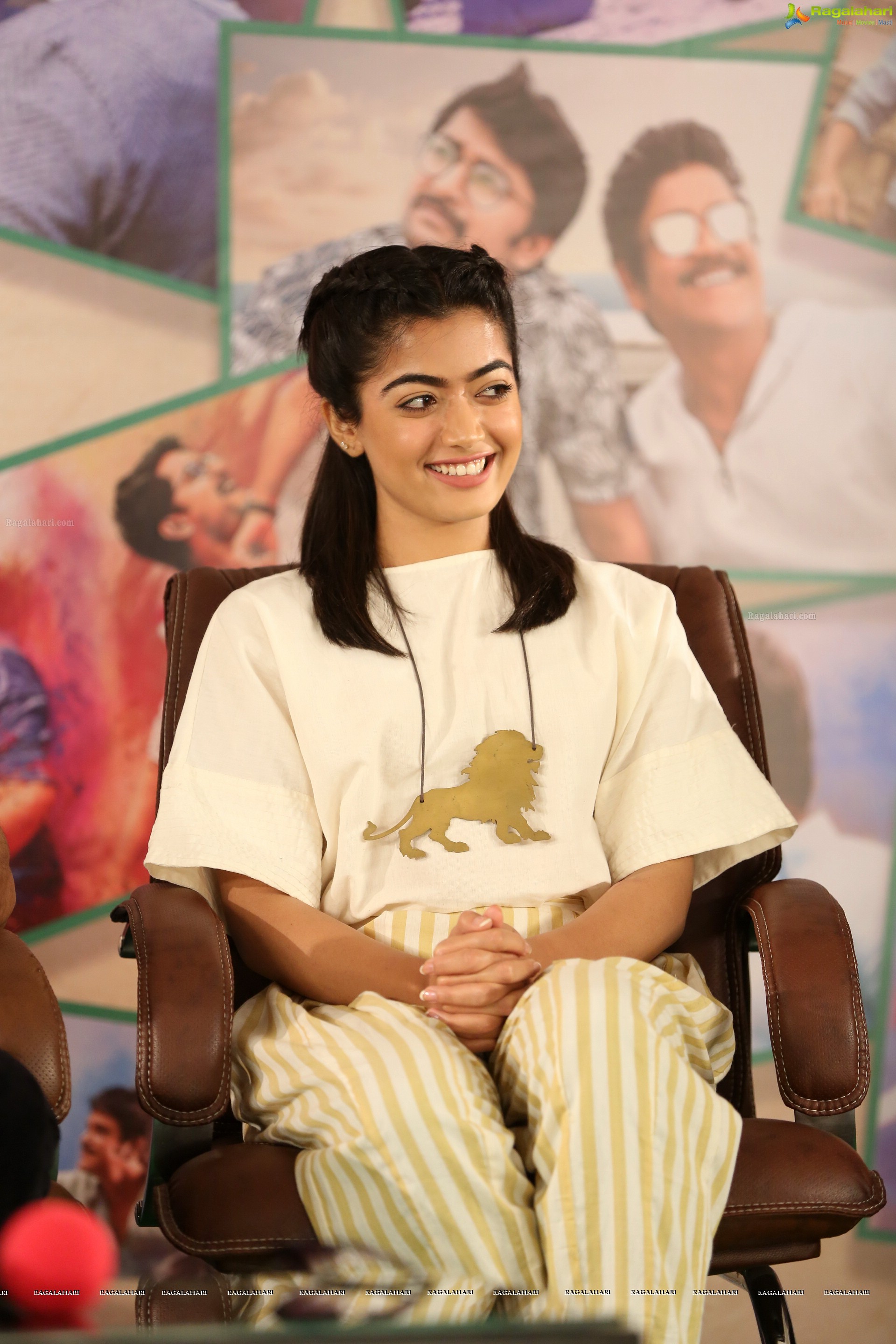 Rashmika Mandanna at Devadas Pre-Release Press Meet (High Definition Photos)