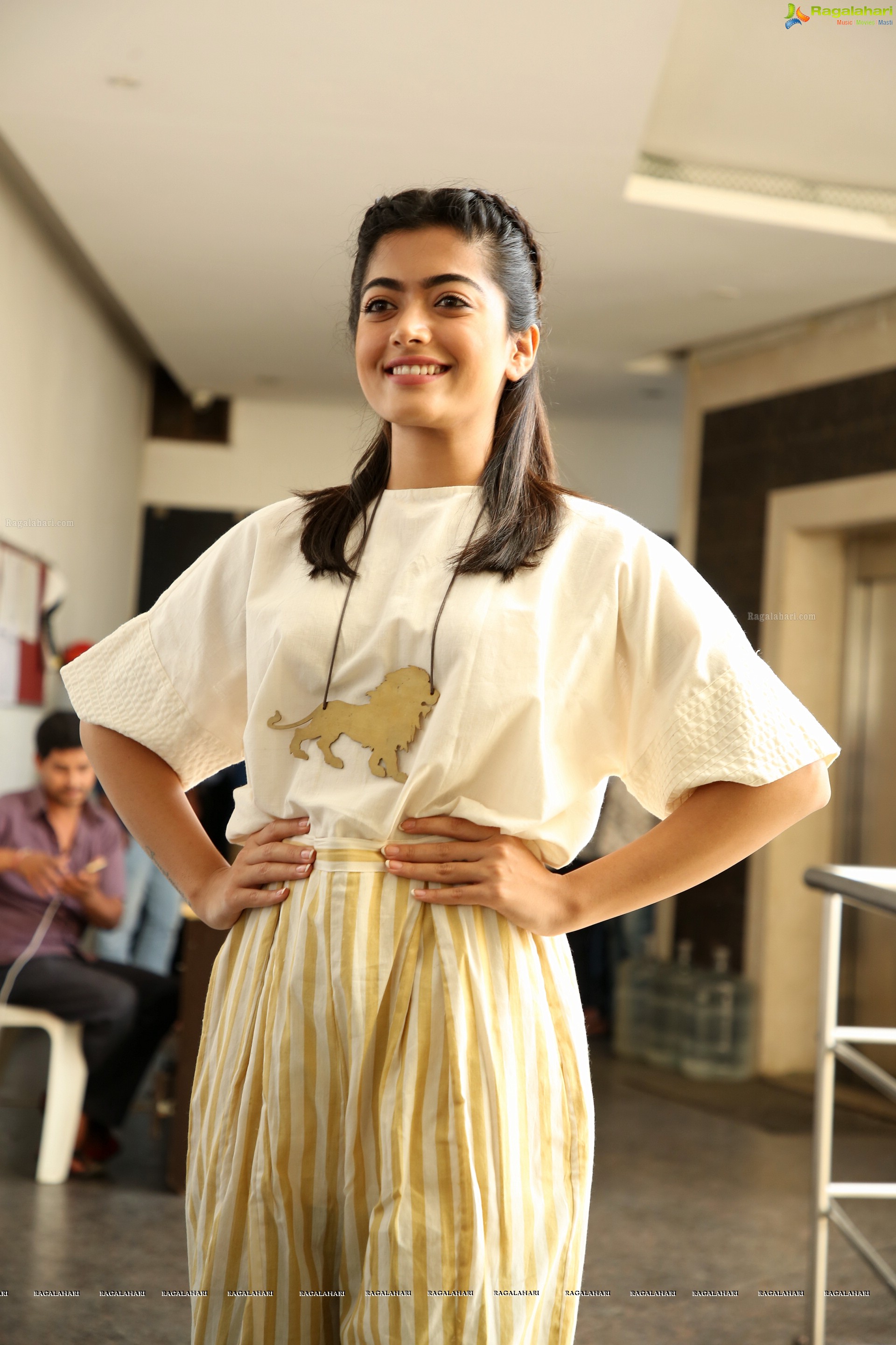 Rashmika Mandanna at Devadas Pre-Release Press Meet (High Definition Photos)