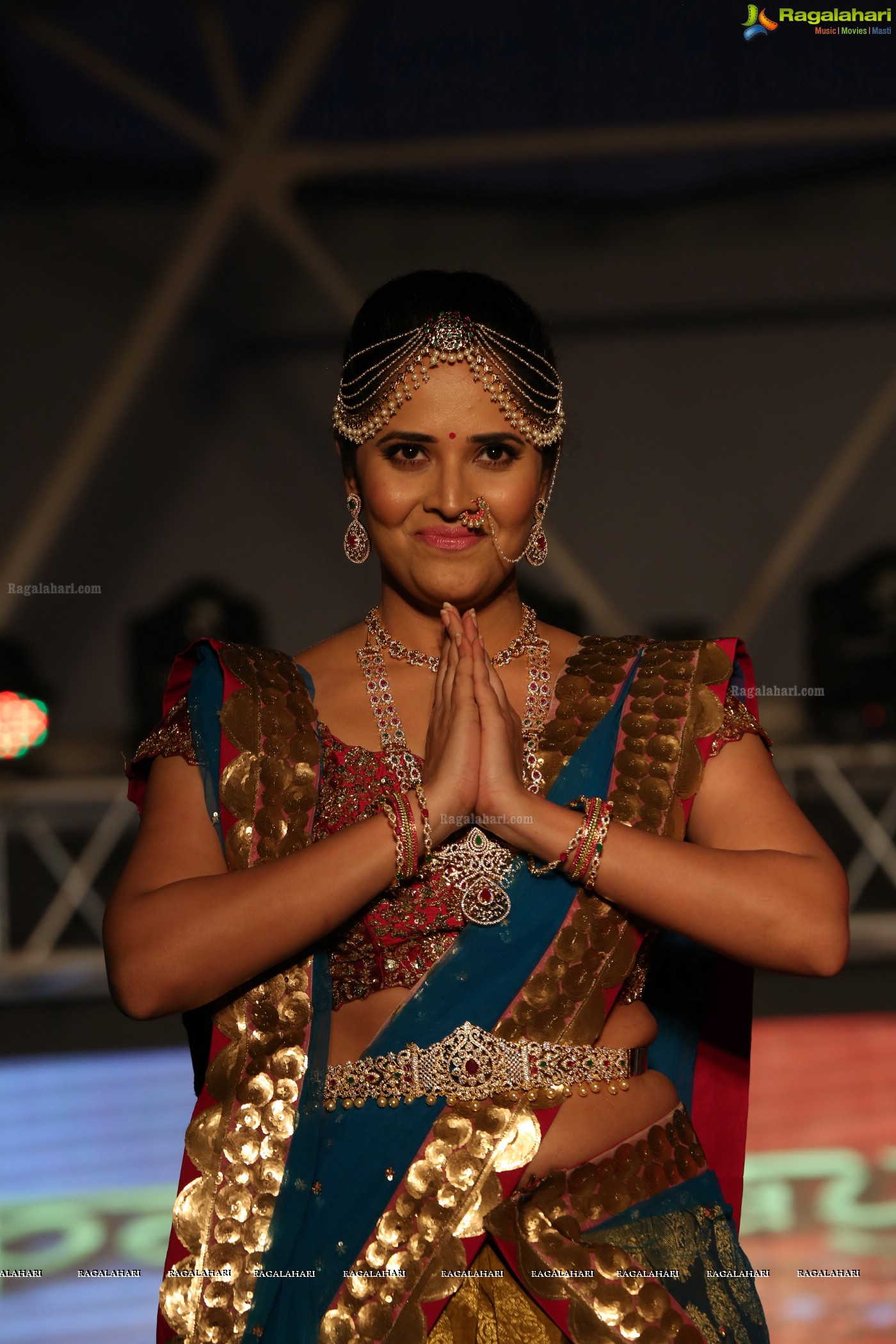 Anasuya at Maggam Telangana Vastra Show (High Resolution Photos)