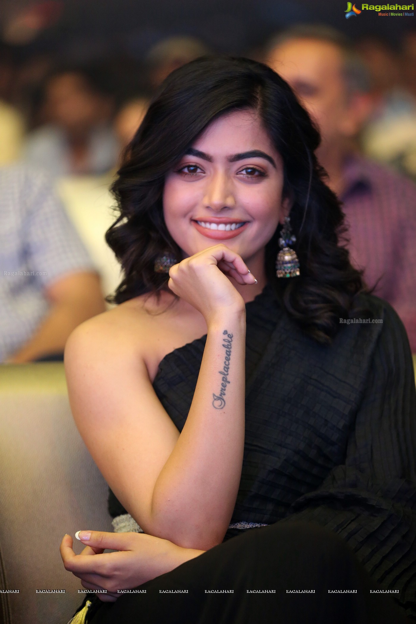 Rashmika Mandanna at Devadas Music Party (High Resolution Photos)