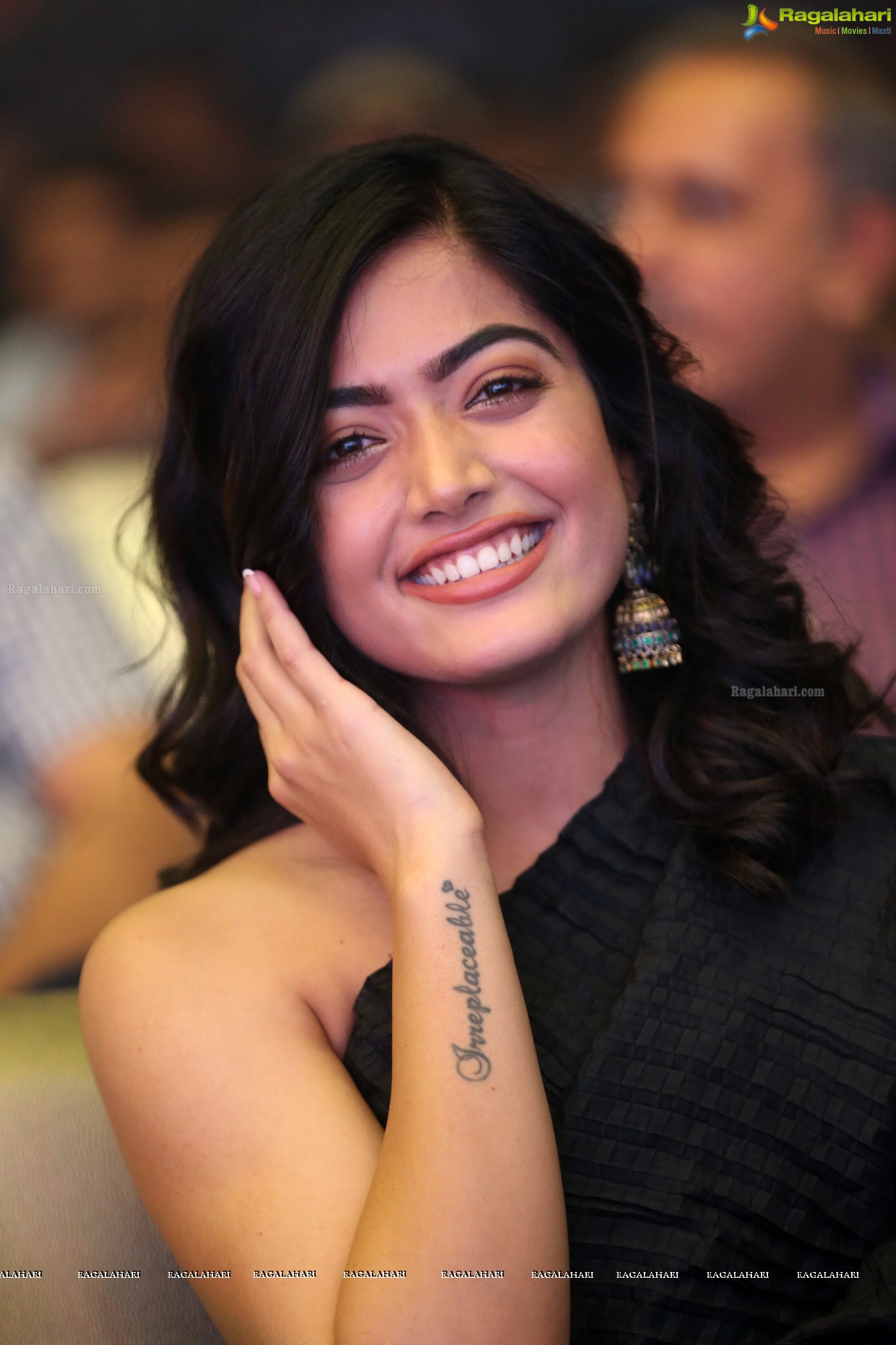 Rashmika Mandanna at Devadas Music Party (High Resolution Photos)