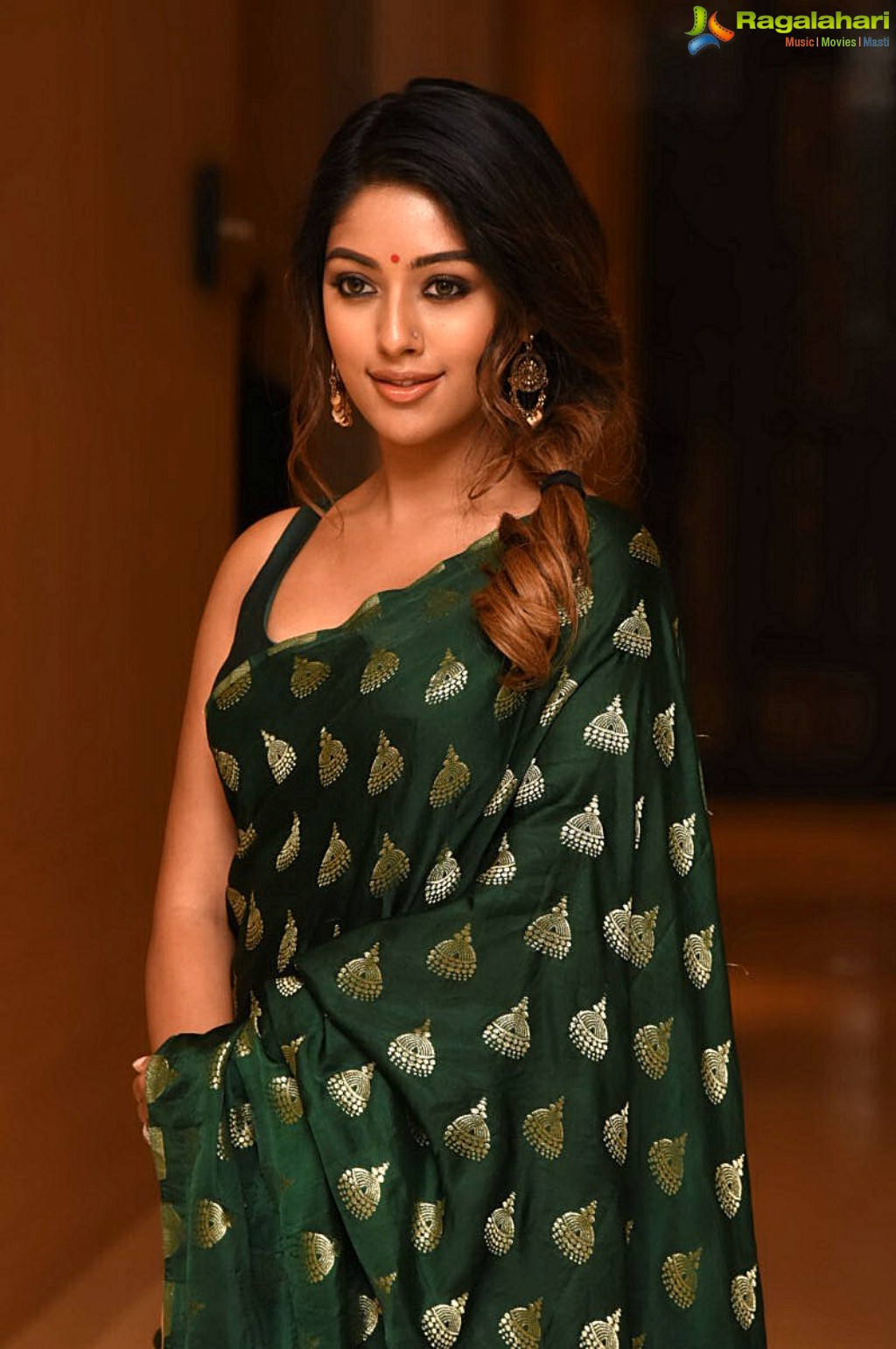 Anu Emmanuel at Sailaja Reddy Alludu Blockbuster Press Meet