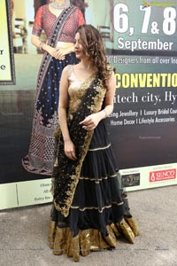 Diksha Panth Black Half Saree