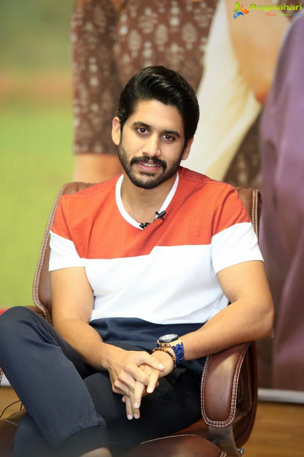 Naga Chaitanya at Sailaja Reddy Alludu Interview