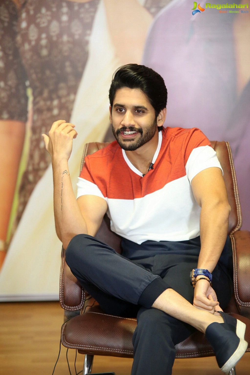 Naga Chaitanya at Sailaja Reddy Alludu Interview