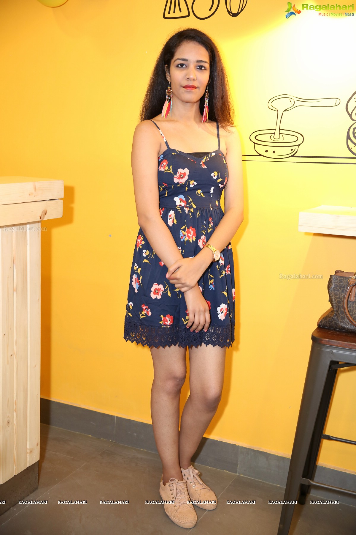 Nikshitha Rao at The Belgian Waffle Launch