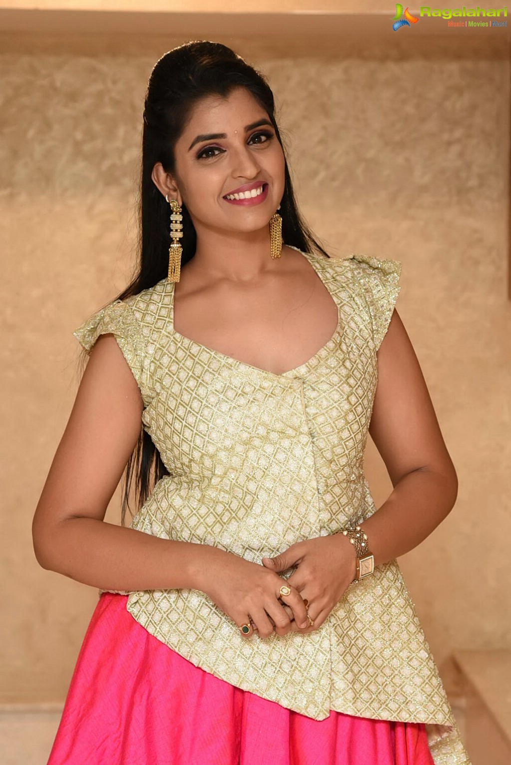 Shyamala at Natakam Pre-Release Event