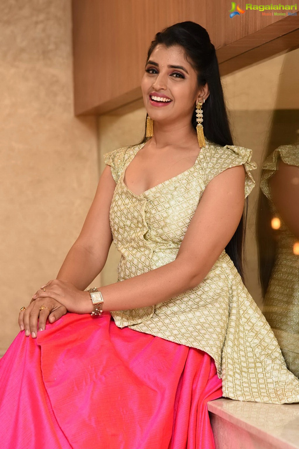 Shyamala at Natakam Pre-Release Event