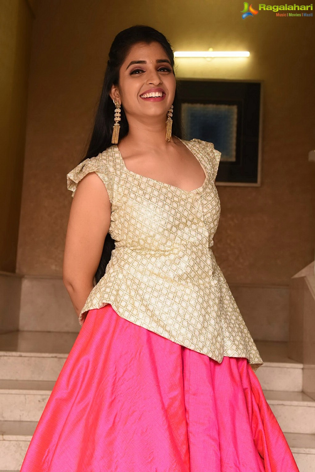 Shyamala at Natakam Pre-Release Event