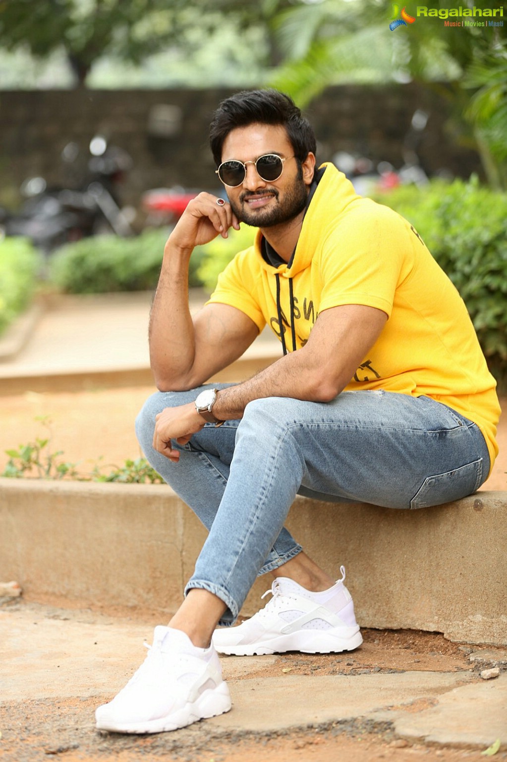 Sudheer Babu at Nannu Dochukundhuvate Interview