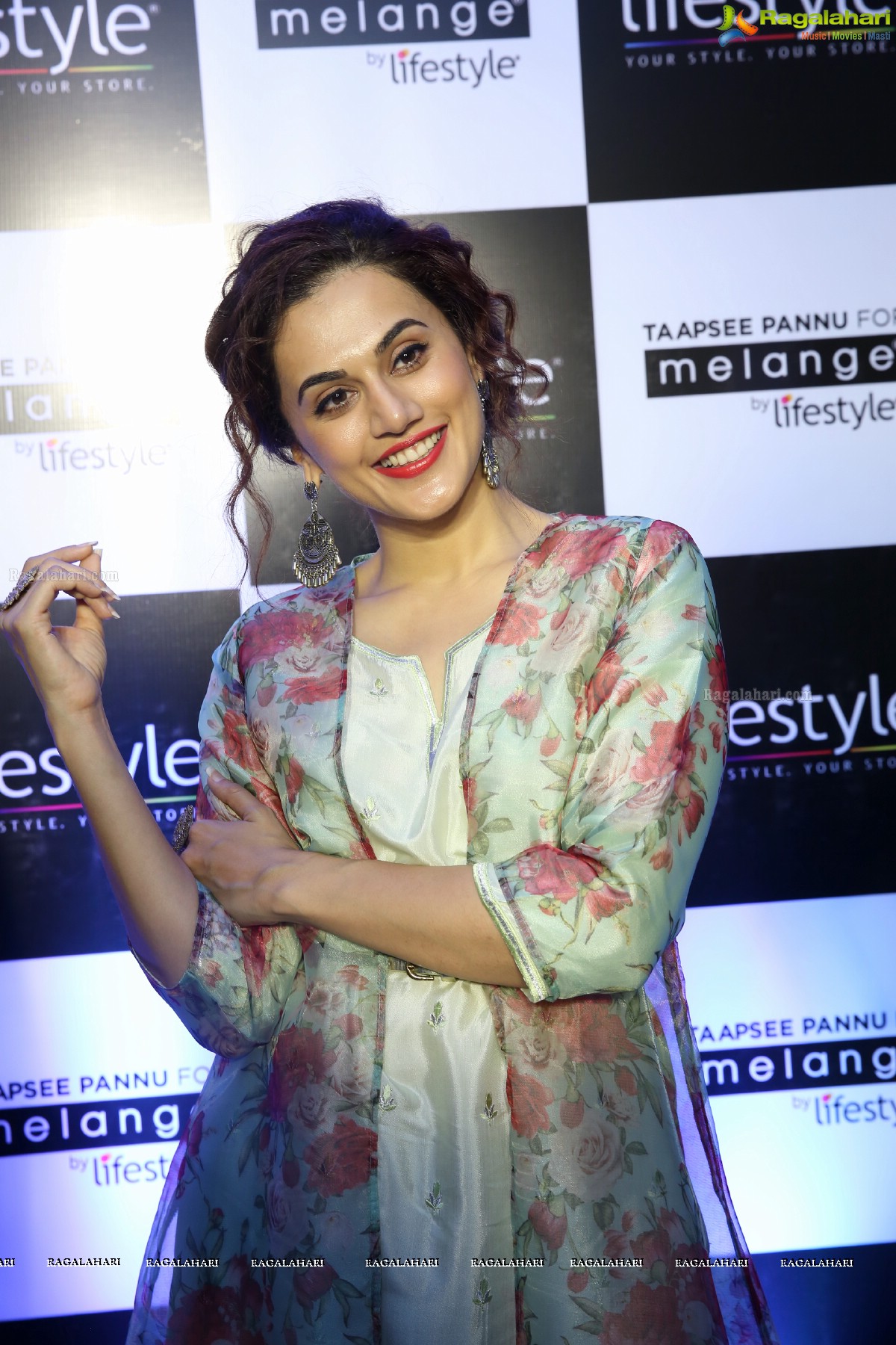 Taapsee at Lifestyle Festive Collection Launch