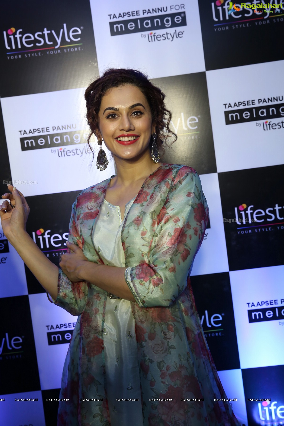 Taapsee at Lifestyle Festive Collection Launch