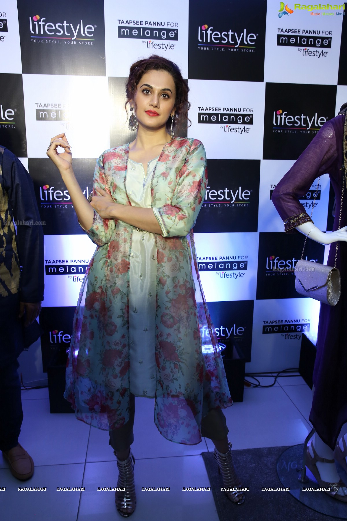 Taapsee at Lifestyle Festive Collection Launch