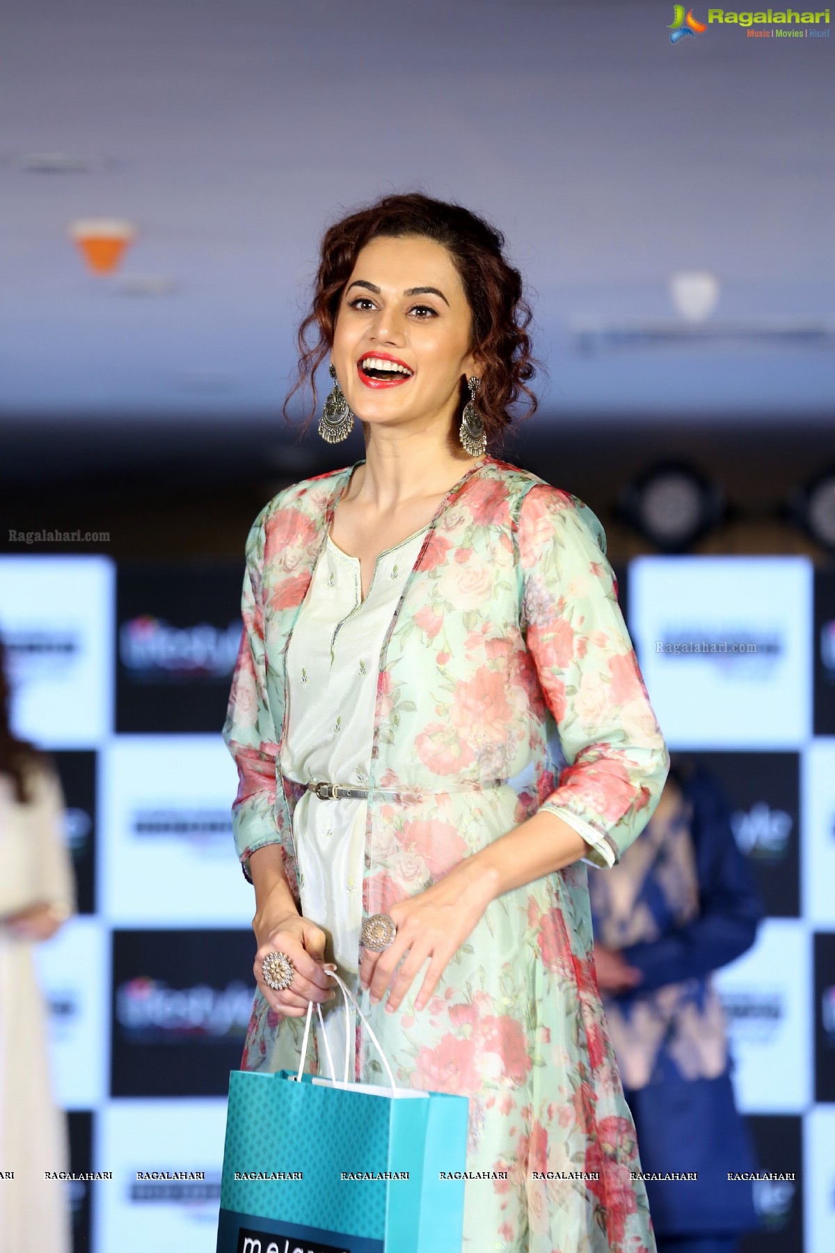 Taapsee at Lifestyle Festive Collection Launch