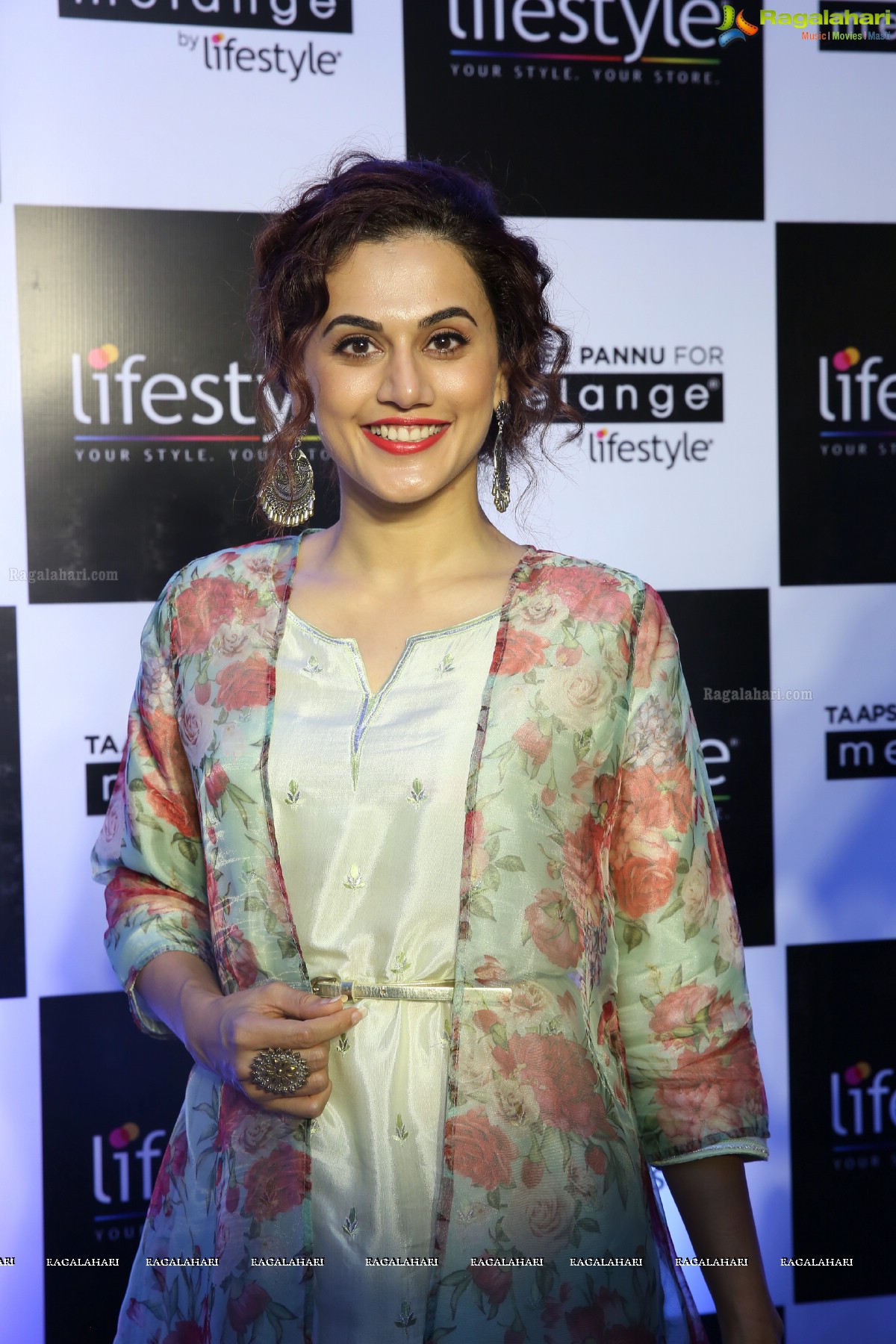 Taapsee at Lifestyle Festive Collection Launch