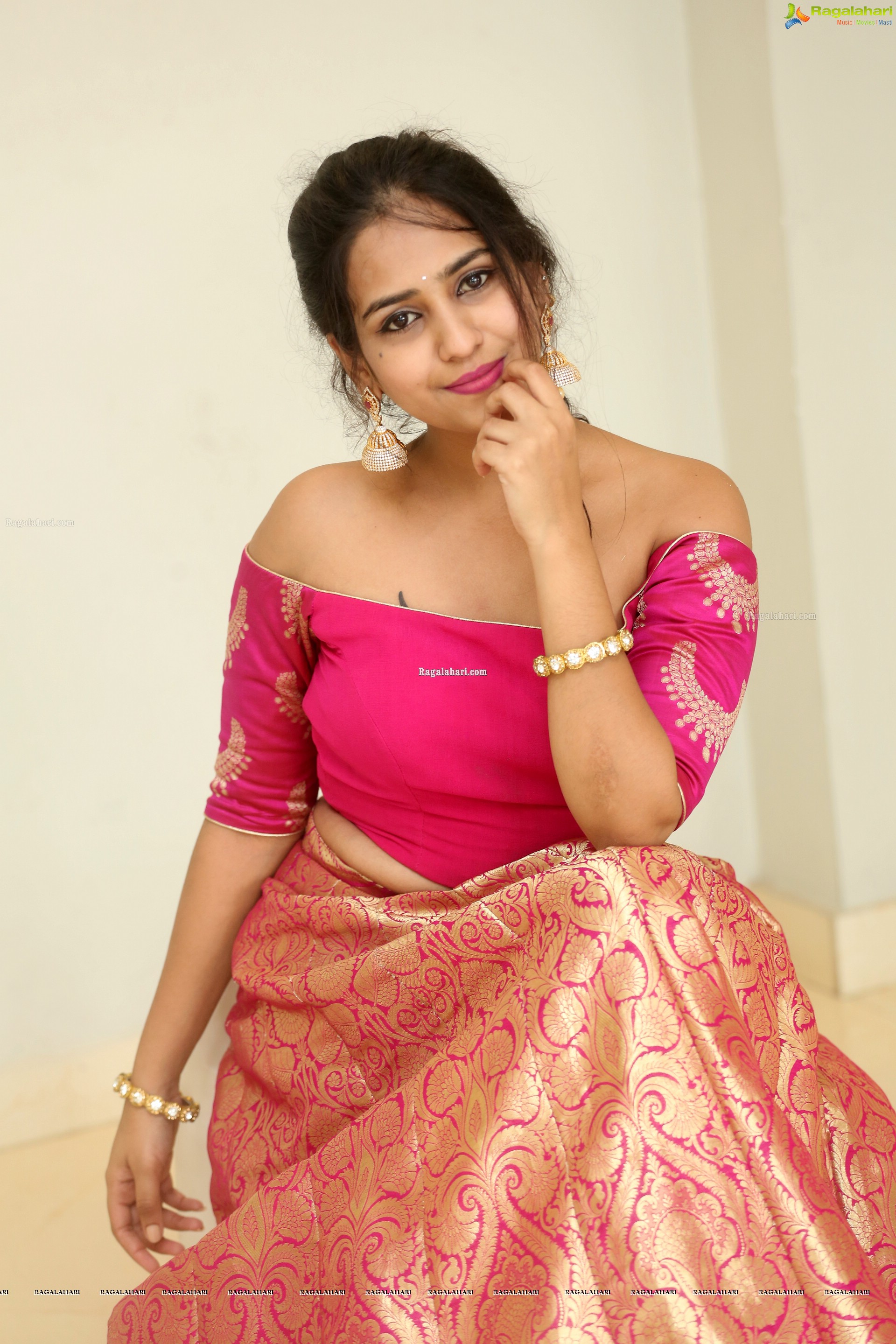 Deekshitha Parvathi @ Neekosam Movie Pre-Release Event - HD Gallery