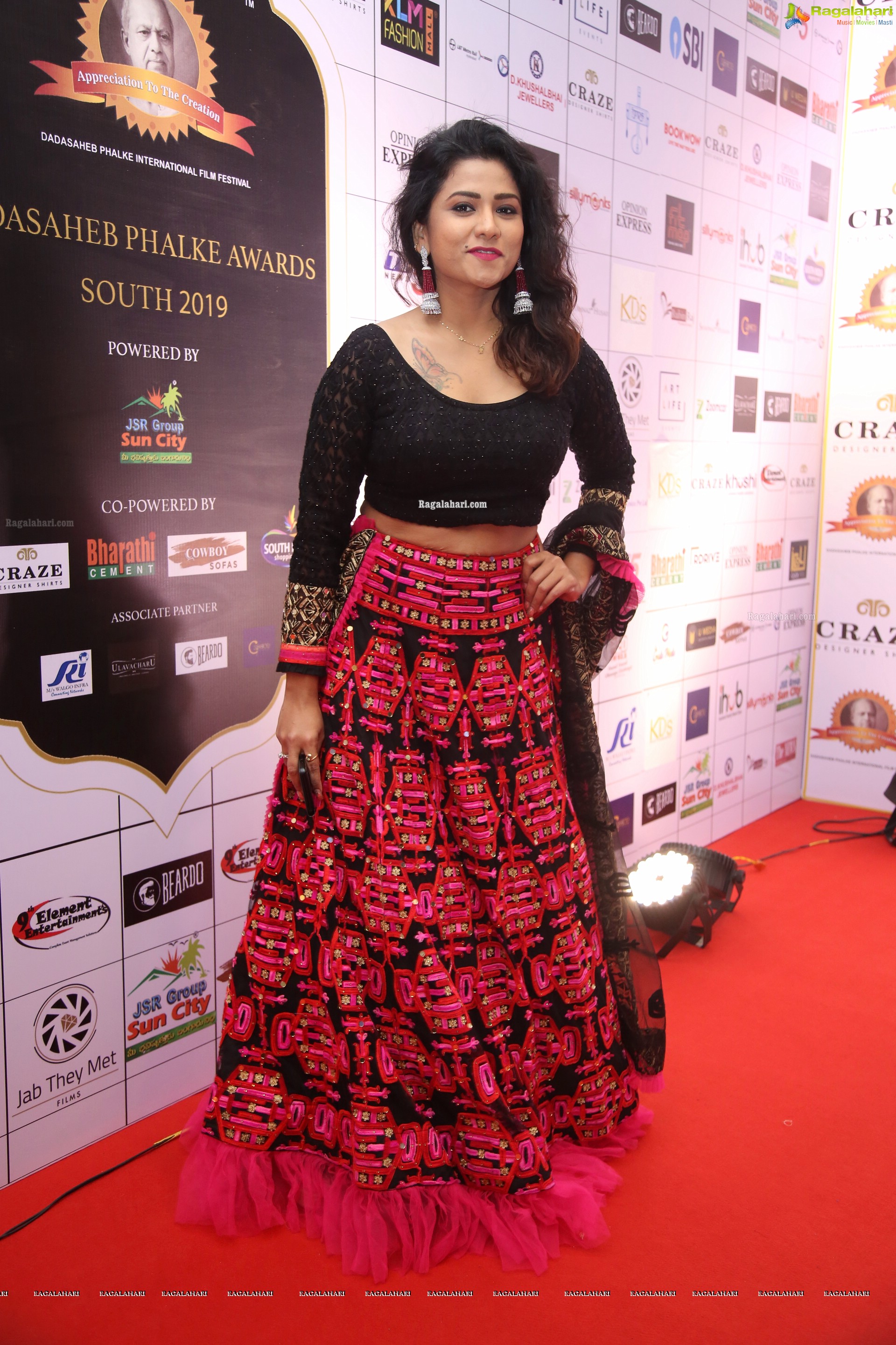 Jyothi @ Dadasaheb Phalke Awards South 2019 - HD Gallery