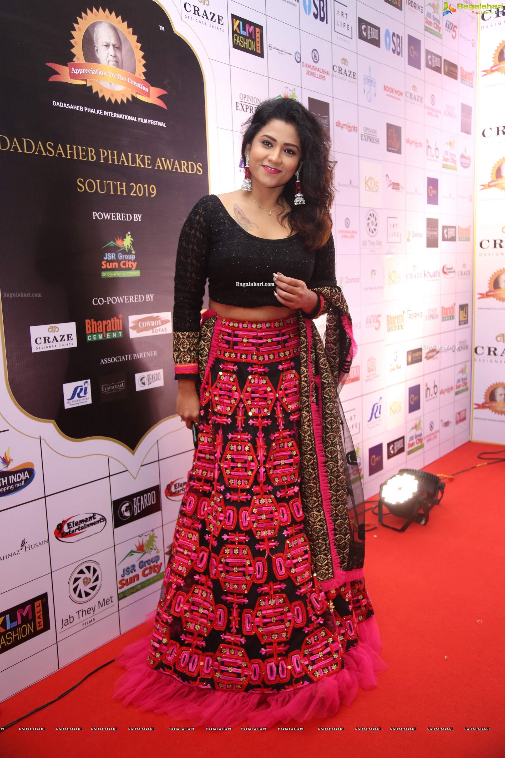 Jyothi @ Dadasaheb Phalke Awards South 2019 - HD Gallery