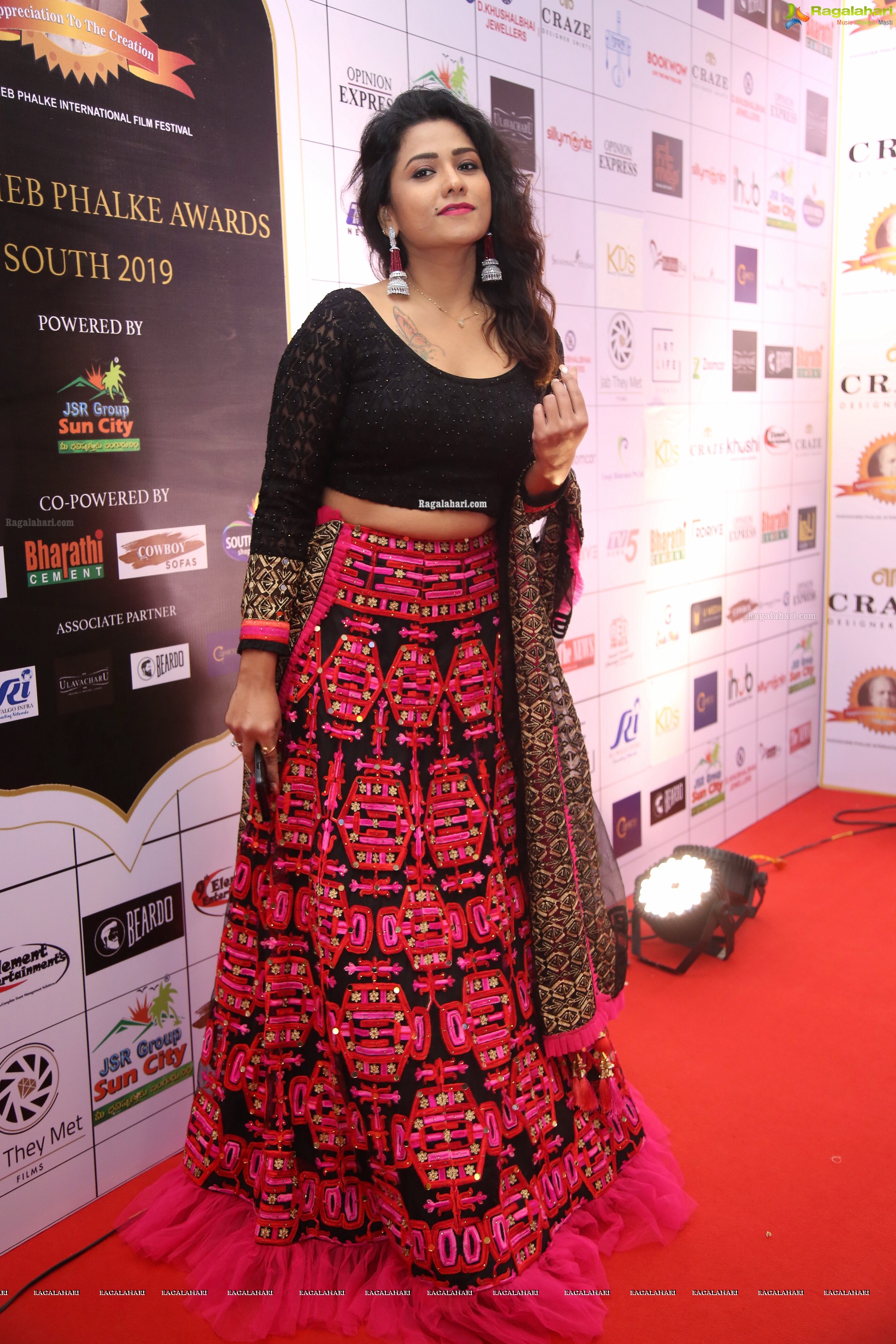 Jyothi @ Dadasaheb Phalke Awards South 2019 - HD Gallery