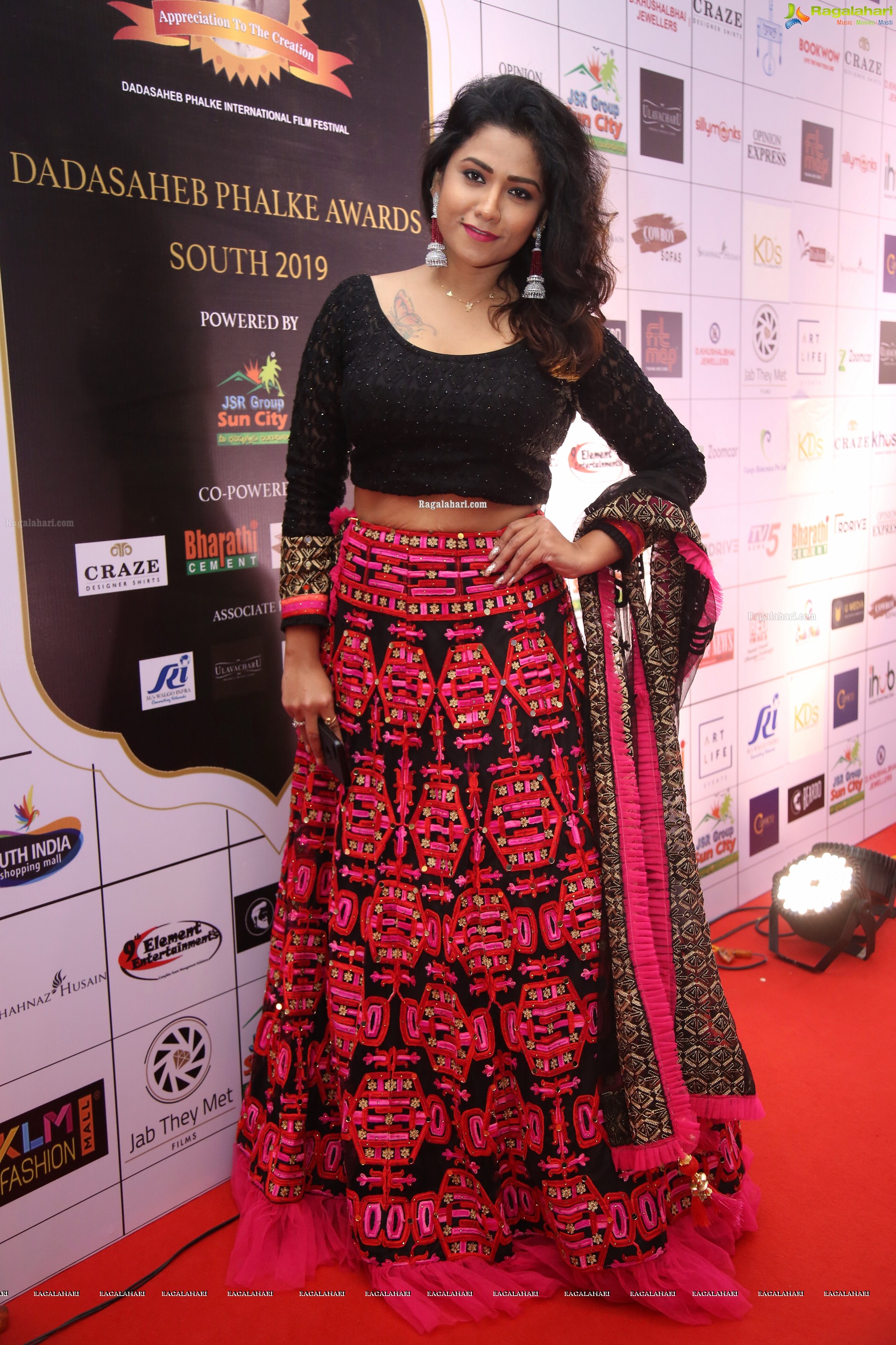 Jyothi @ Dadasaheb Phalke Awards South 2019 - HD Gallery