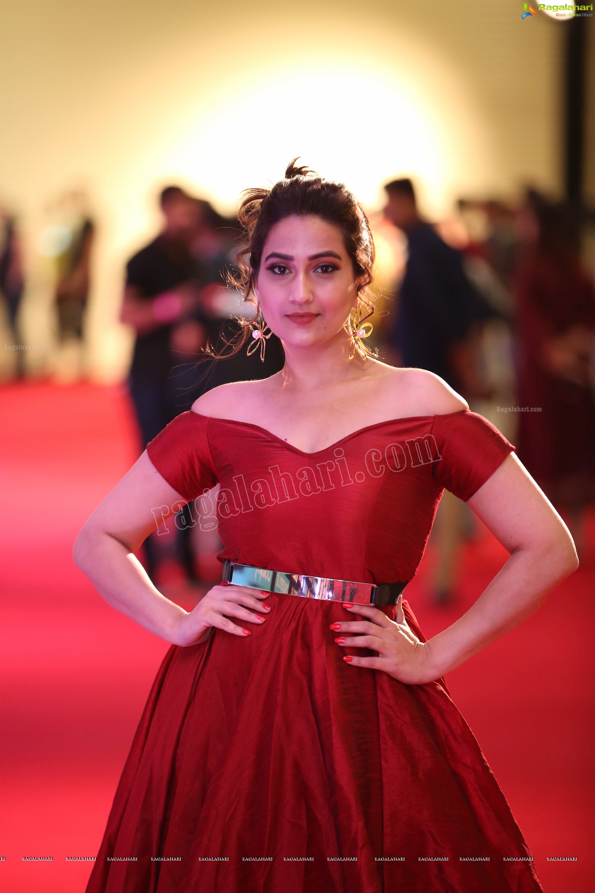 Manjusha @ SIIMA 2019 (Day 2) (Exclusive) (High Definition Photos)