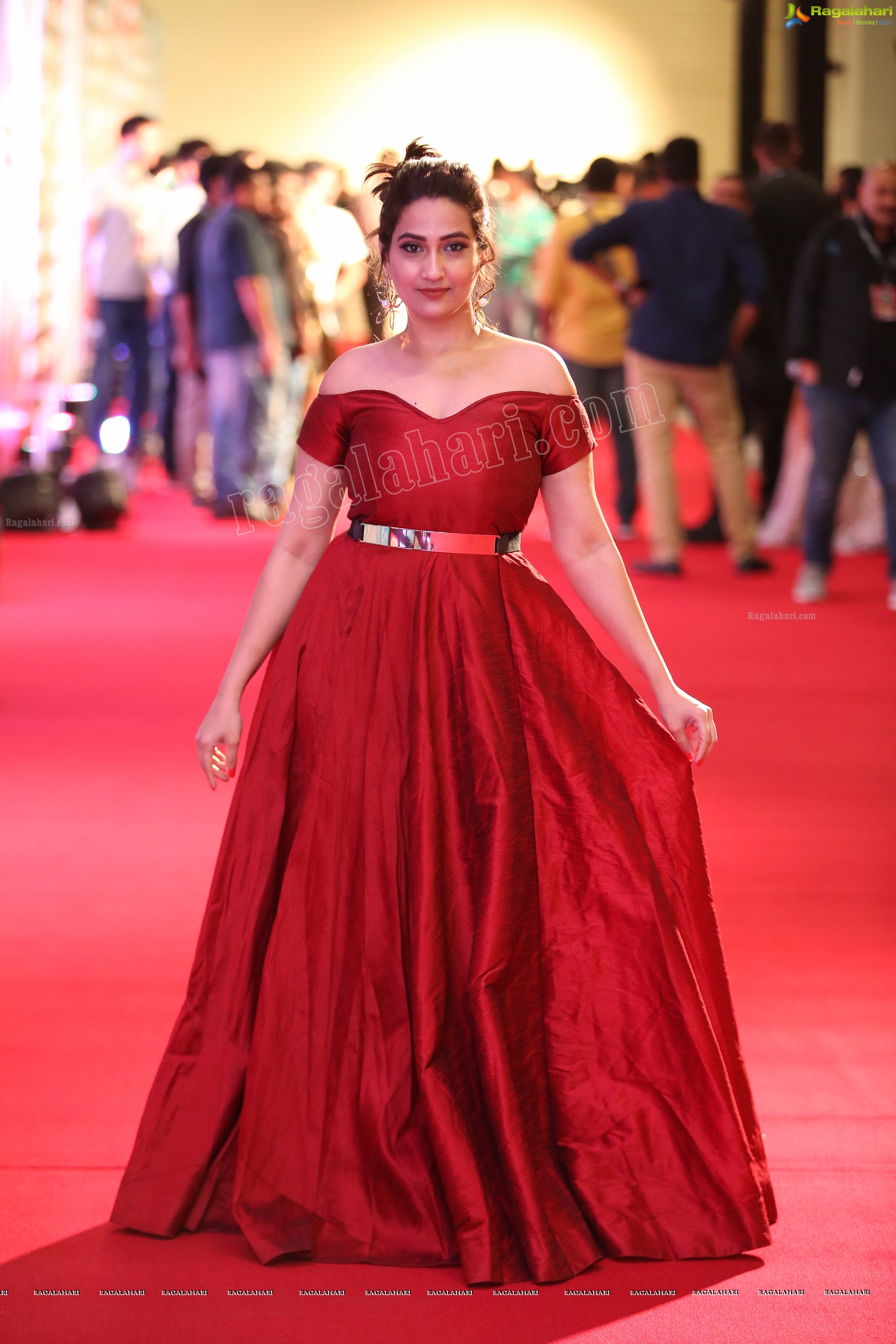 Manjusha @ SIIMA 2019 (Day 2) (Exclusive) (High Definition Photos)