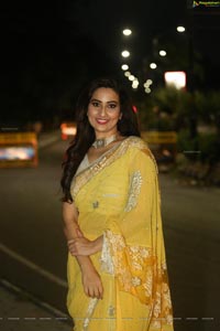 Manjusha at Sye Raa Narasimha Reddy Trailer Launch