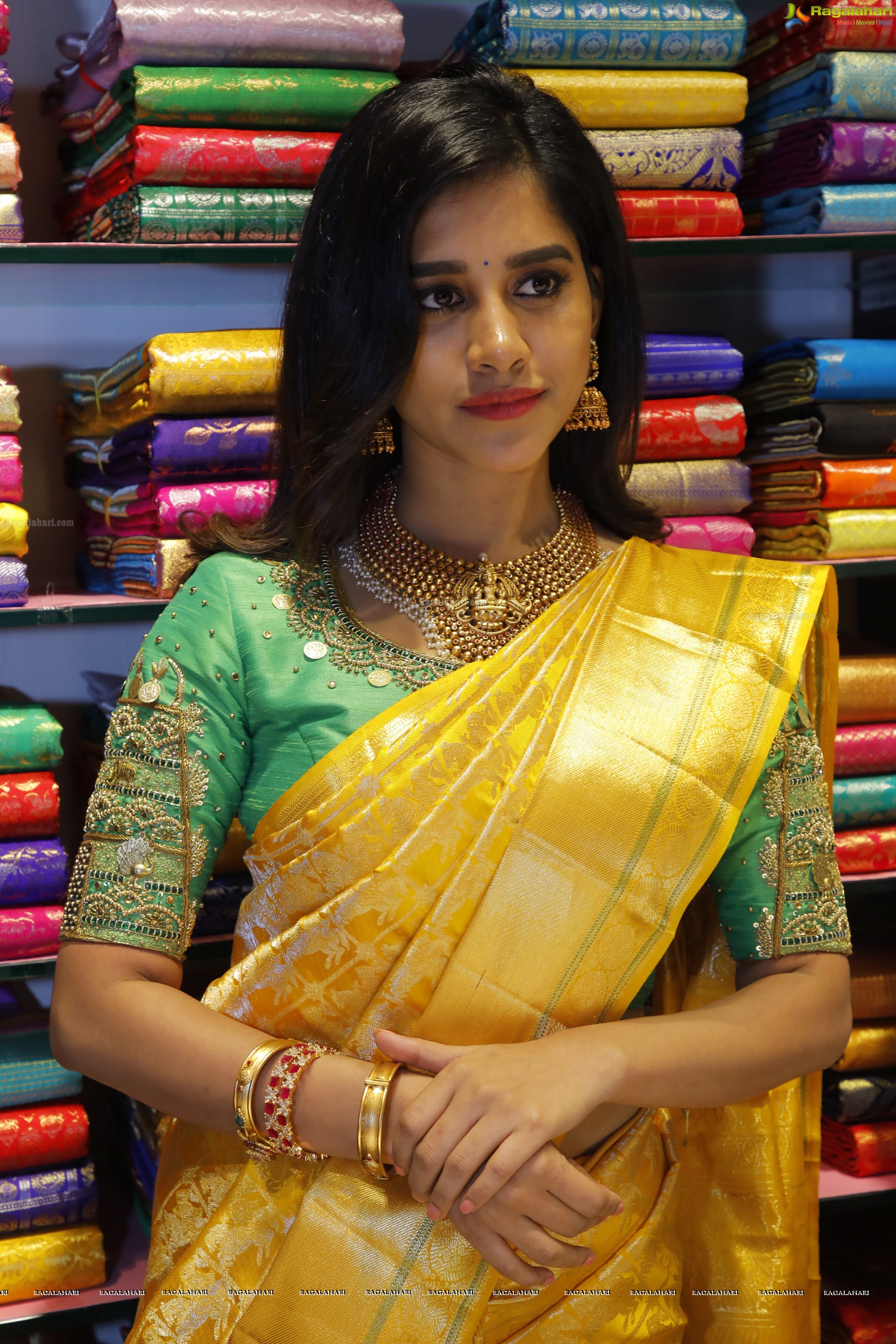 Nabha Natesh @ CMR Dilsukhnagar Showroom Opening - HD Gallery