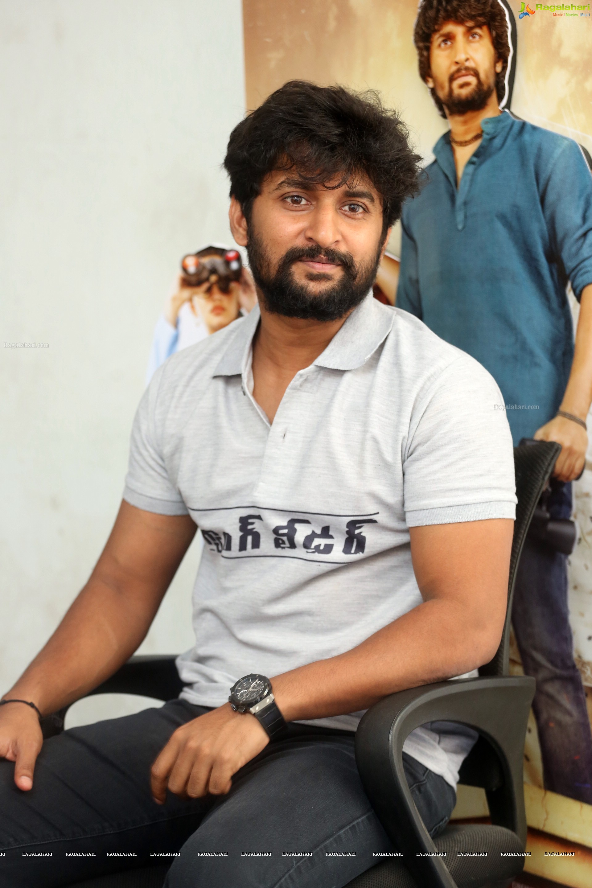 Nani @ Gang Leader Interview - HD Gallery