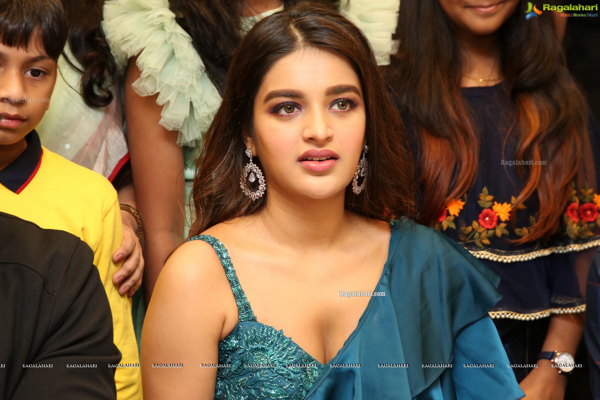 Nidhhi Agerwal @ KLM Fashion Mall Launch at Patny Centre - HD Gallery