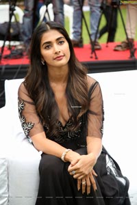 Pooja Hegde at Valmiki Press Meet