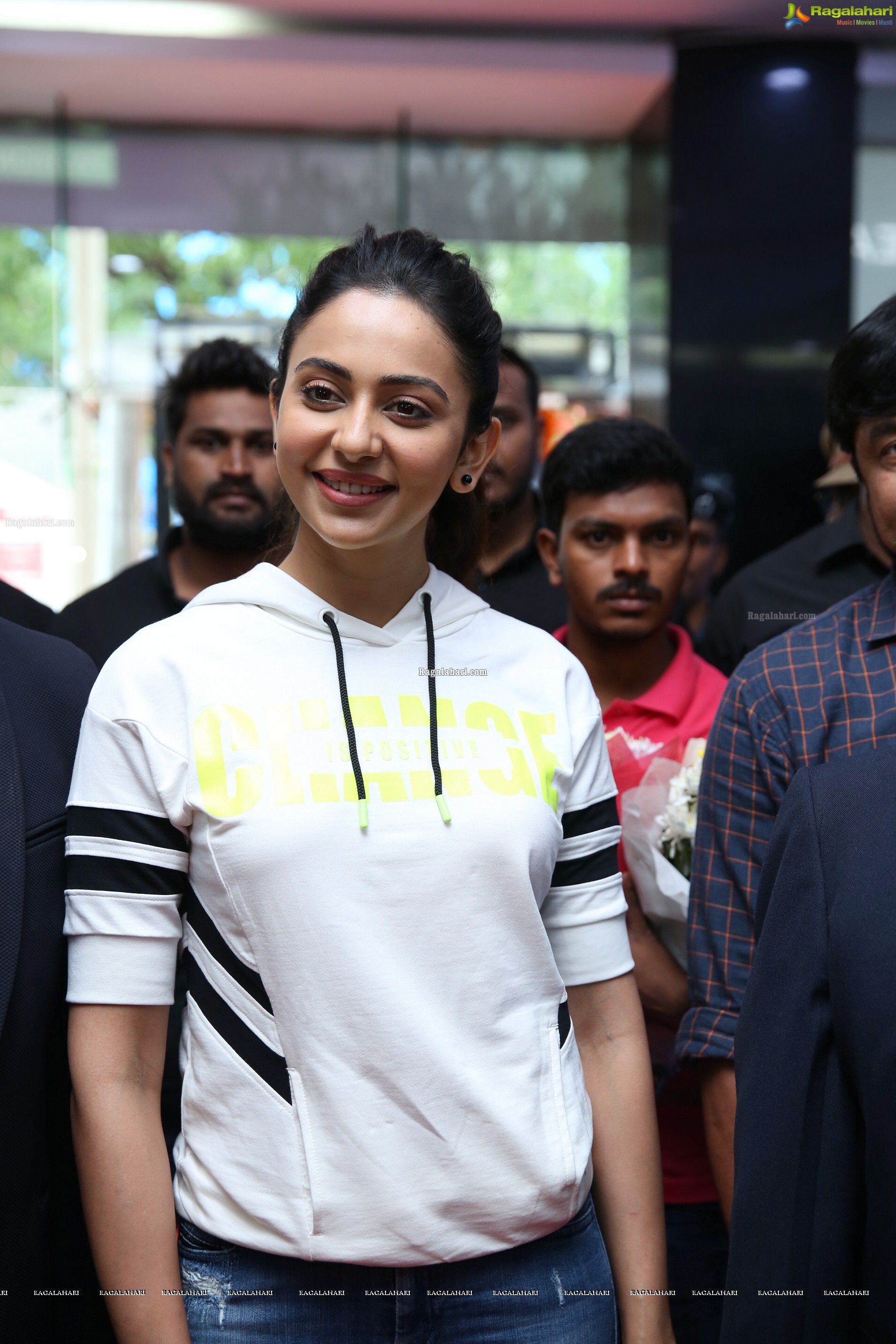 Rakul Preet Singh @ Reliance Trends Footwear Store Opening - HD Gallery