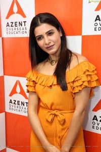 Samantha Akkineni at Azent Overseas Education Launch