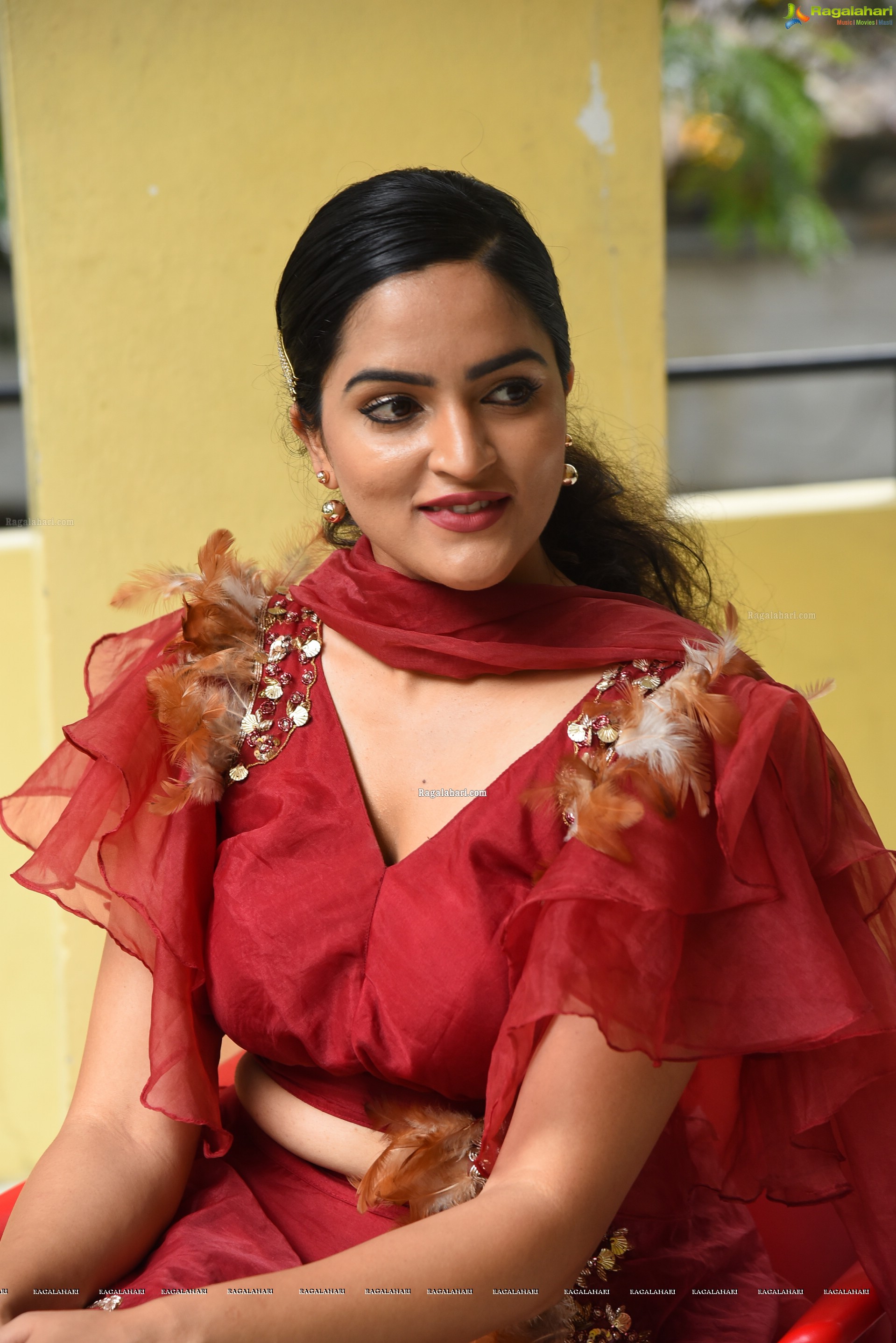 Sukrutha Wagle @ Rama Chakkani Seetha Press Meet - HD Gallery