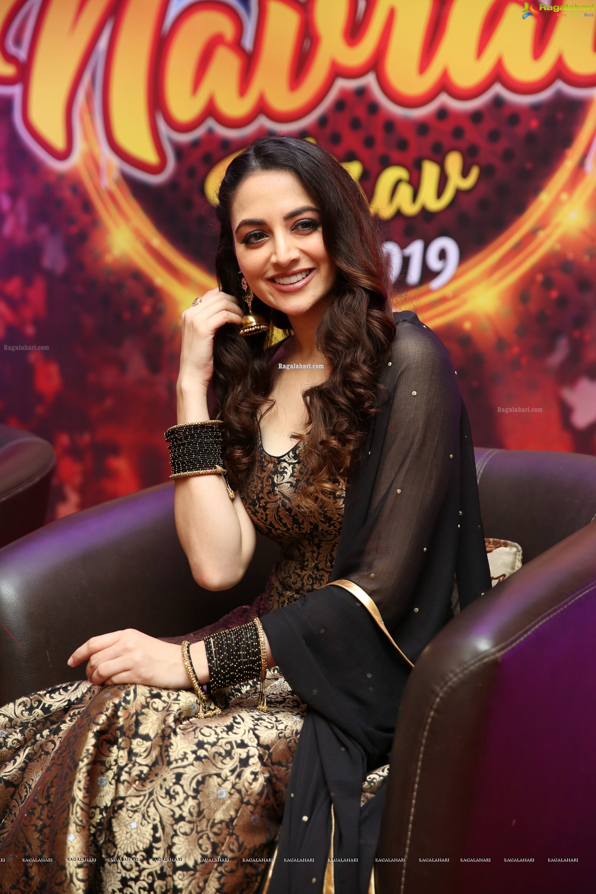 Zoya Afroz @ Country Club Navaratri Utsav 2019 Announcement - HD Gallery