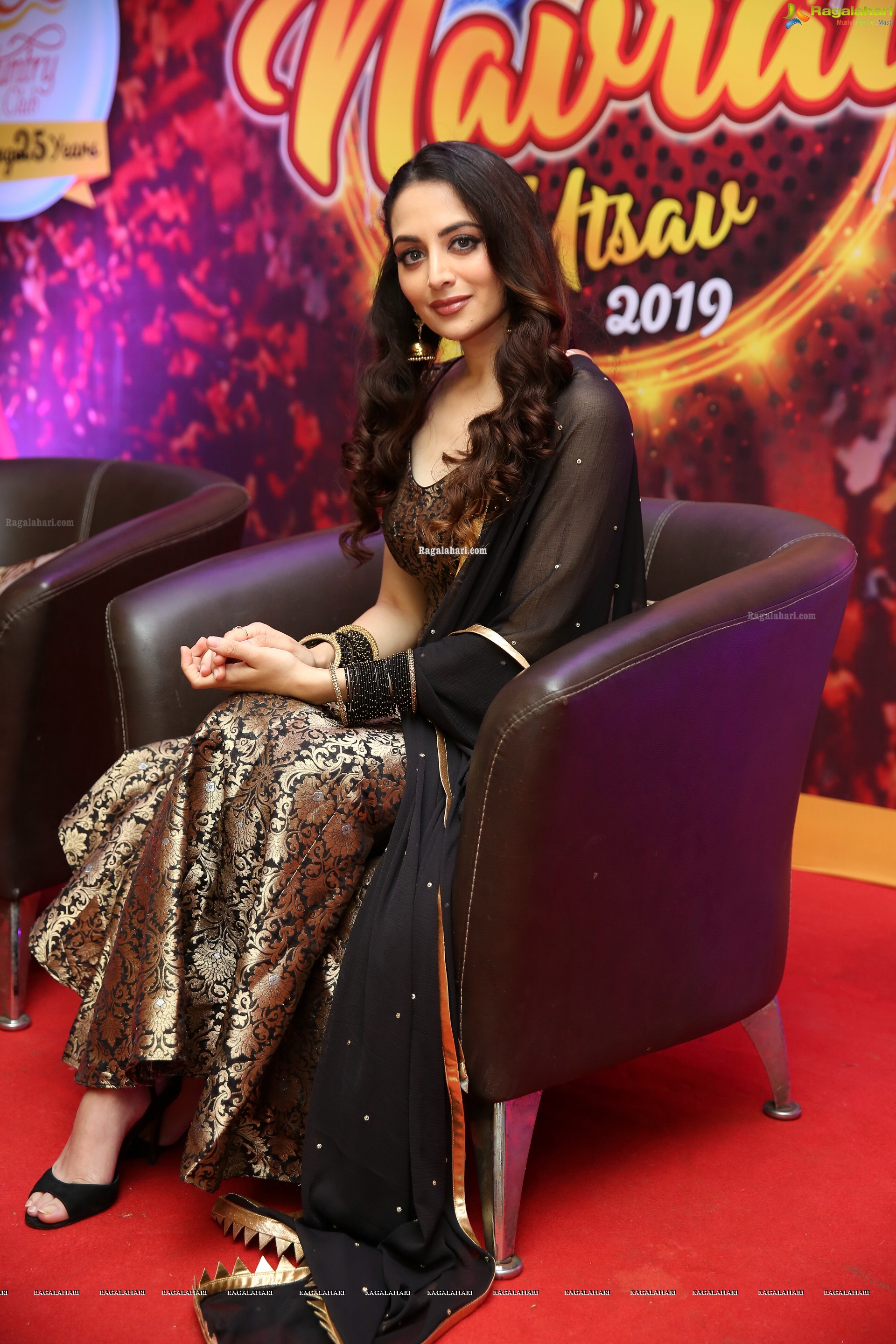 Zoya Afroz @ Country Club Navaratri Utsav 2019 Announcement - HD Gallery