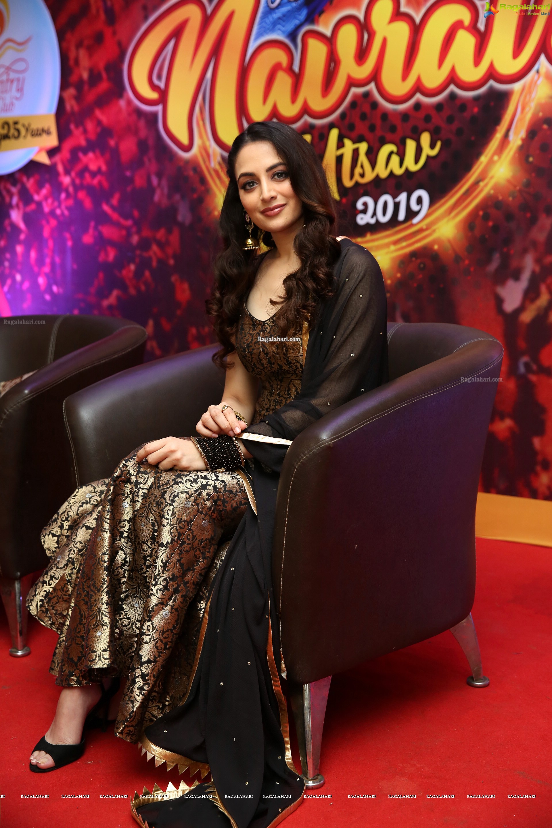 Zoya Afroz @ Country Club Navaratri Utsav 2019 Announcement - HD Gallery