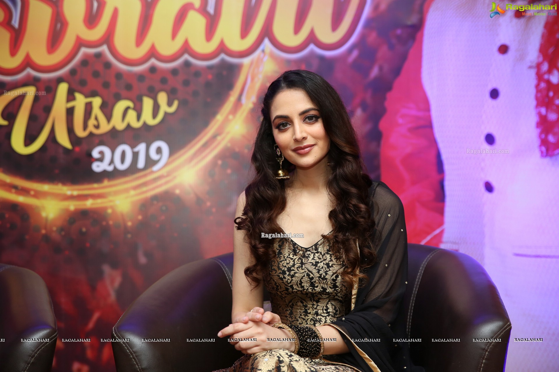 Zoya Afroz @ Country Club Navaratri Utsav 2019 Announcement - HD Gallery