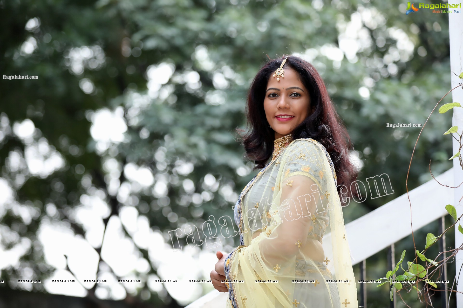 Shaik Faiza in Ash Grey Embellished Lehenga Choli, Exclusive Photo Shoot